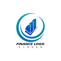 Financial logo, design inspiration vector template for business