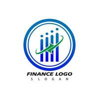 Financial logo, design inspiration vector template for business