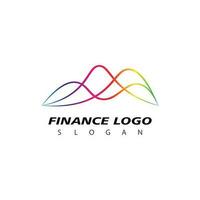 Business Finance Stock Exchange Charts Market Logo Design vector