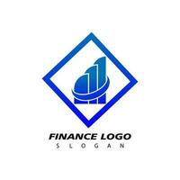 Financial logo, design inspiration vector template for business