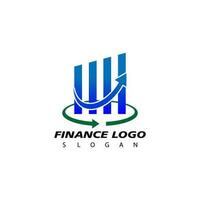 Financial logo, design inspiration vector template for business