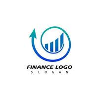 Financial logo, design inspiration vector template for business