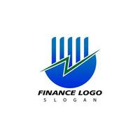 financiero logo, diseño inspiración vector modelo para negocio