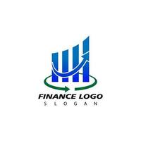 Financial logo, design inspiration vector template for business