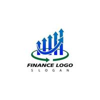 financiero logo, diseño inspiración vector modelo para negocio