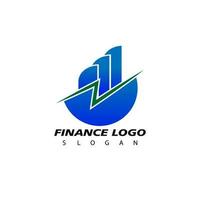 Financial logo, design inspiration vector template for business