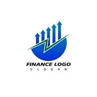 Financial logo, design inspiration vector template for business