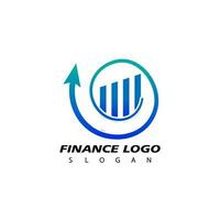 Financial logo, design inspiration vector template for business