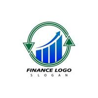 Financial logo, design inspiration vector template for business