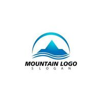 Mountain Logo Template. Vector Illustrator