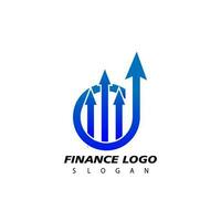 Financial logo, design inspiration vector template for business