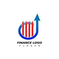 Financial logo, design inspiration vector template for business