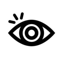 Awareness eye icon. Reaction icon. Vector. vector