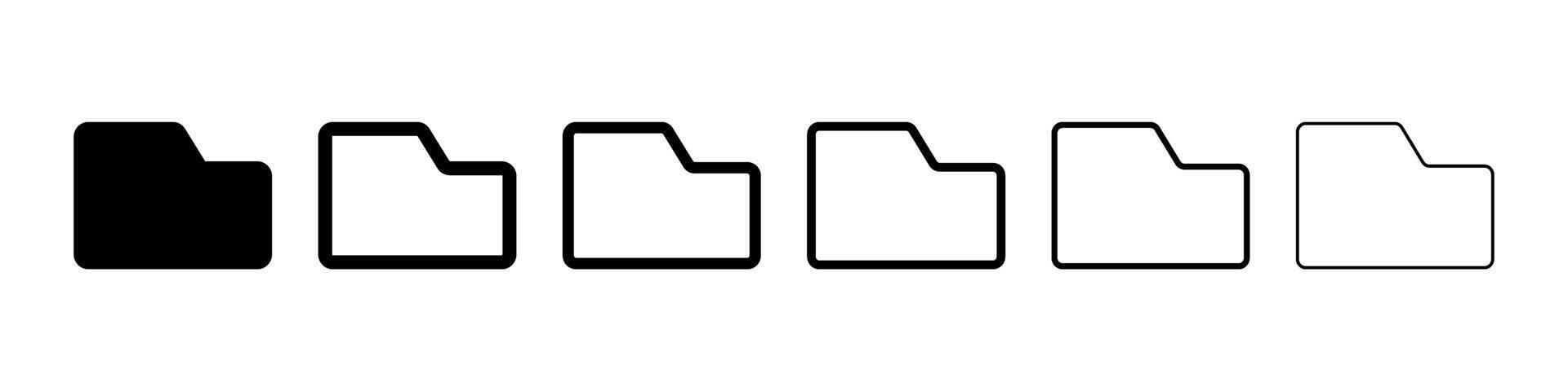 Folder Icon Set Vector Art, Icons, and Graphics for Free Download