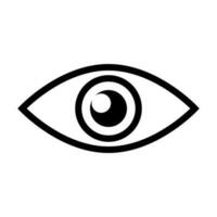 Simple beautiful eye icon. Vector. vector