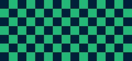 Green and black check pattern background. Vector. vector