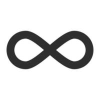 Simple infinite icon. Infinity. Unlimited sign. Vector. vector