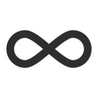 Simple infinite icon. Infinity. Unlimited sign. Vector. vector