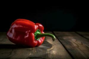 Organic red pepper. Generate Ai photo