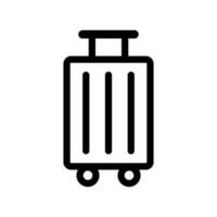 Suitcase Icon. Luggage, Baggage. Travel baggage. Vector. vector