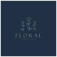 Elegant floral and leaf frame. Delicate botanical vector illustration for labels, spas, corporate identity, and wedding invitations