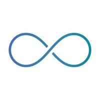 Infinite sign. Unlimited or infinity loop sign. Vector. vector