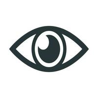 Simple beautiful eye icon. Vector. vector