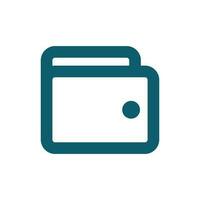 Compact wallet icon. Electronic Wallet. Vector. vector