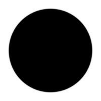 Circle silhouette icon. Round icon. Vector. vector