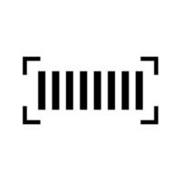 Barcode scan icon. One-dimensional code. Vector. vector