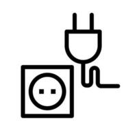 Outlet and socket icons. Charging and outlet connection. Vector. vector