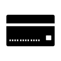 Credit card silhouette icon. Credit card payment. Vector. vector
