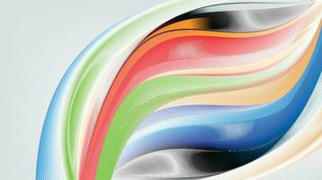 Abstract wavy design template banner background vector