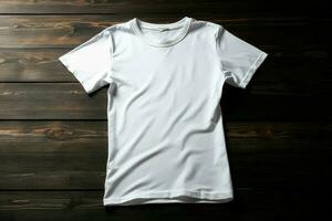 White t-shirt. Generate Ai photo