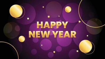 Happy New year Background Design Template vector