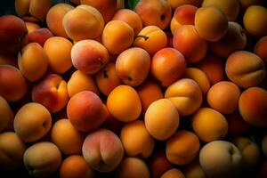 albaricoques frutas generar ai foto