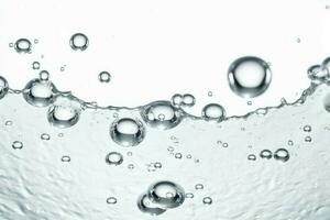 aire burbujas agua. generar ai foto