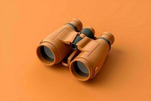 binocular lente antecedentes. generar ai foto