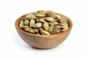 Dry cardamom seeds indian. Generate Ai photo