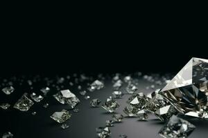 diamante Bosquejo antecedentes. generar ai foto