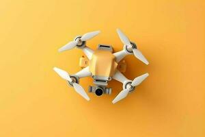 Drone mockup top view. Generate Ai photo