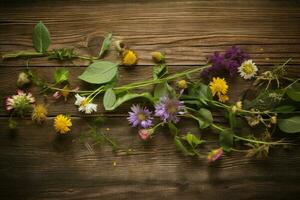 medicinal plantas hierba. generar ai foto