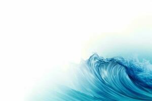 Water wave background. Generate Ai photo