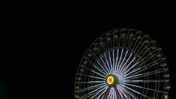 Amüsement Park glücklich mal Platz beim Nacht video