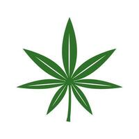 marijuana hoja icono vector diseño ilustración canabis símbolo