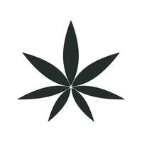 marijuana leaf icon vector design illustration cannabis symbol