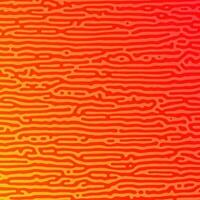 Orange Turing reaction gradient background. Abstract diffusion pattern with chaotic shapes. Vector illustration.