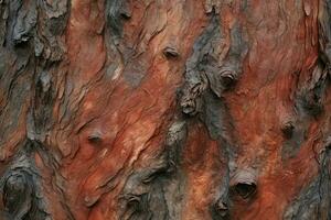 Redwood tree texture. Generate Ai photo