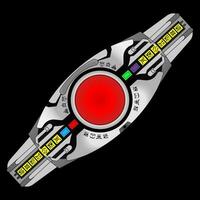 Vector illustration Masked Rider Kuuga Belt