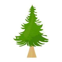 Flat tree icon vector